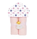 Baby Jar Pink Starlight Hooded Towel