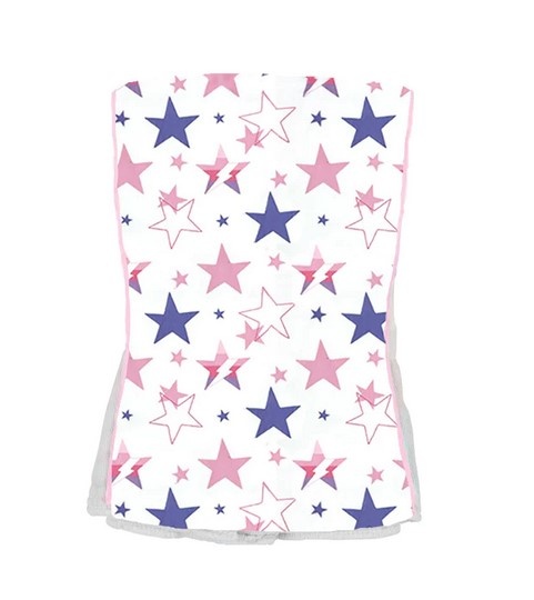 Baby Jar Pink Starlight Burp Cloth