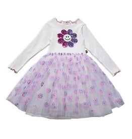 Petite Hailey Sparkle Daisy Dress