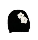 Bari Lynn Infant Knit Crochet Flower Hat
