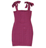 Theme Pink/Purple Houndstooth Dress