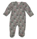 Baby Steps Pink Smiley Footie