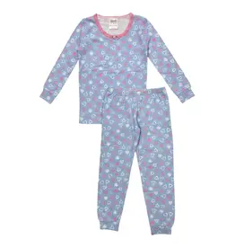 Esme Denim Hearts PJ Set