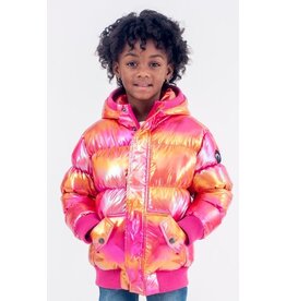 Appaman Pink Citris Sparkle Puffy Coat