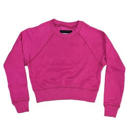 KatieJ NYC Shocking Pink Dylan Sweatshirt