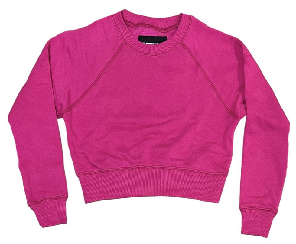 KatieJ NYC Shocking Pink Dylan Sweatshirt