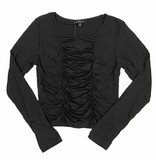 Flowers by Zoe Black Ruched LS Top