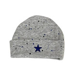 Too Cute Grey  Royal/Blk Splatter Star Hat