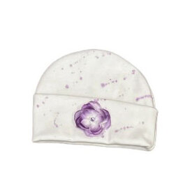 Too Sweet Wht Lavender Splatter Flower Hat