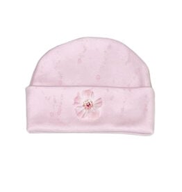 Too Sweet Pink Splatter Flowers Hat