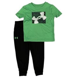 Under Armour Green Scribble Pant Set