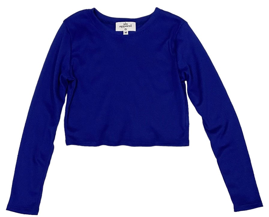 SLS Cobalt Thermal L/S Crop Top