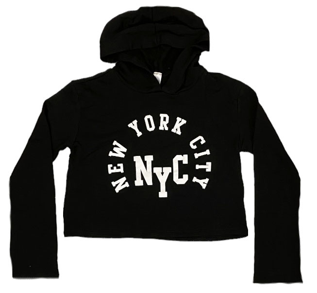 Malibu Sugar Blk NYC Soft Fleece Hoodie