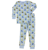 Baby Steps Blue Breakfast PJ Set