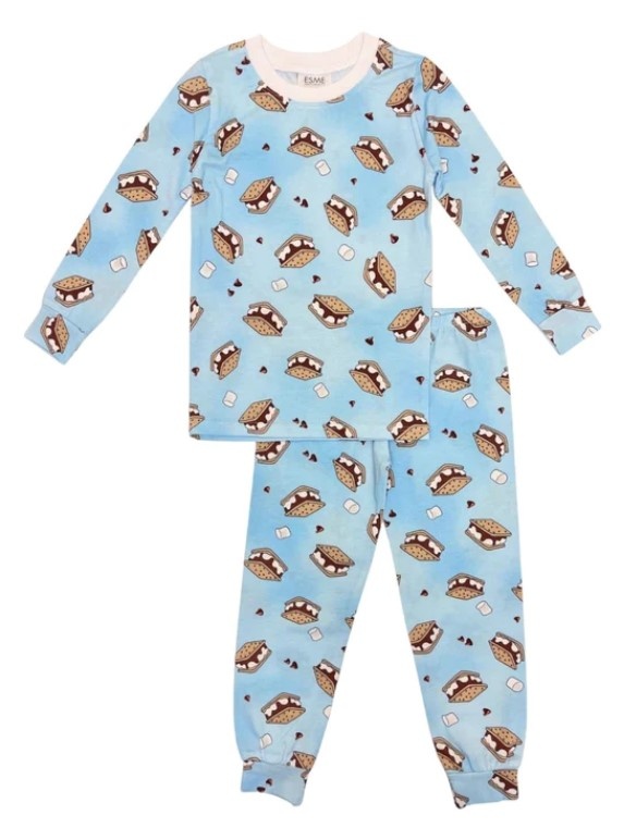 Esme Blue Smores PJ Set