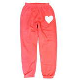 KatieJ NYC Shane Papaya Heart Sweatpant