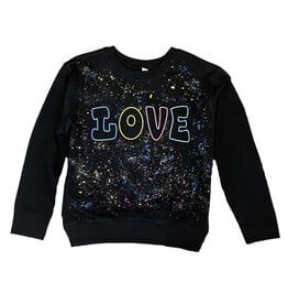 Rock Candy Splatter Love Sweatshirt