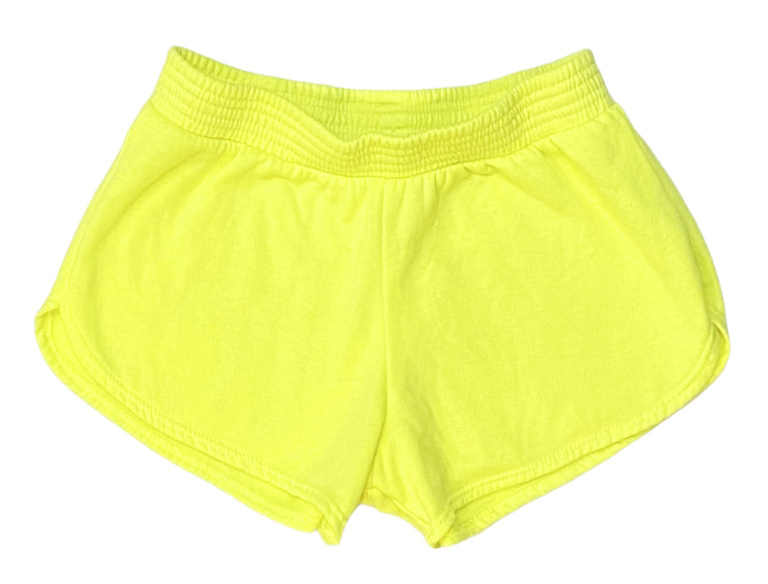 Firehouse Neon Yellow Running Shorts