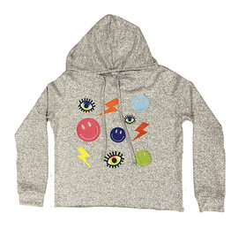 Rock Candy Hacci Multi Icon Hoodie