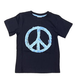 Mish Navy/Turq Peace Infant Tee