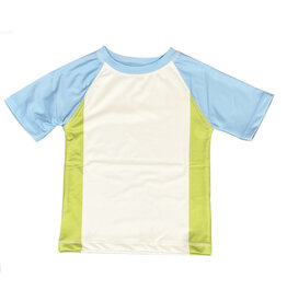 Mish Lt. Blue/Green  Rashguard