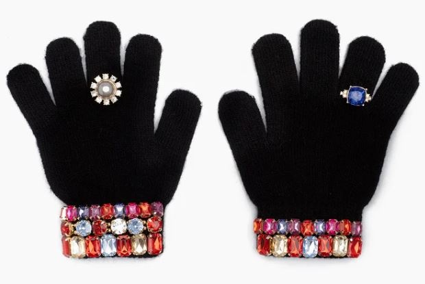Super Smalls Ice Skating Jeweled Gloves