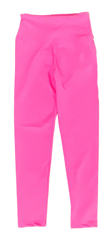 Dori Neon Pink High Rise Matte Spandex Leggings