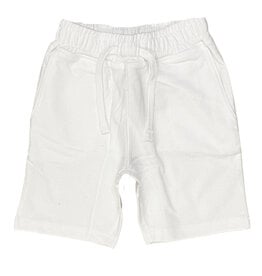 Mish Solid Comfy Pocket Shorts-White