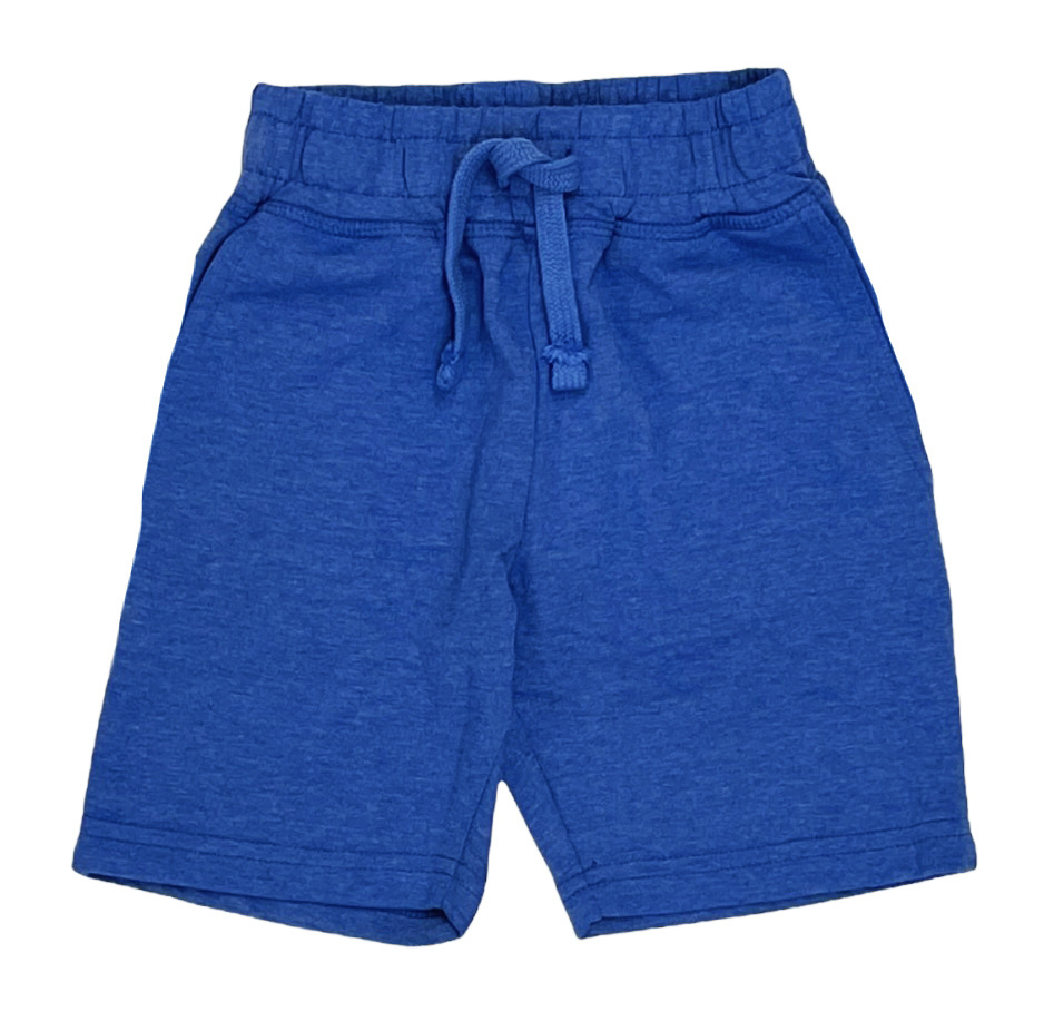 Mish Solid Comfy Infant Pocket Shorts-Cobalt