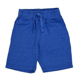 Mish Solid Comfy Pocket Shorts- Cobalt