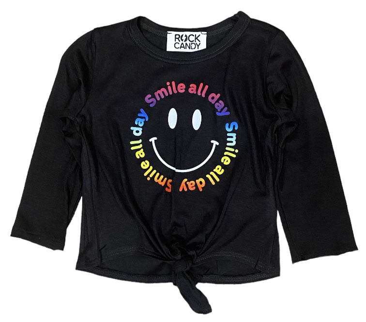 Rock Candy Smile All Day Infant Tie Front Top