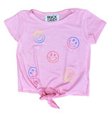 Rock Candy Smiley Tie Front Infant Top