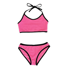 Cruz Pink Crinkle Bikini