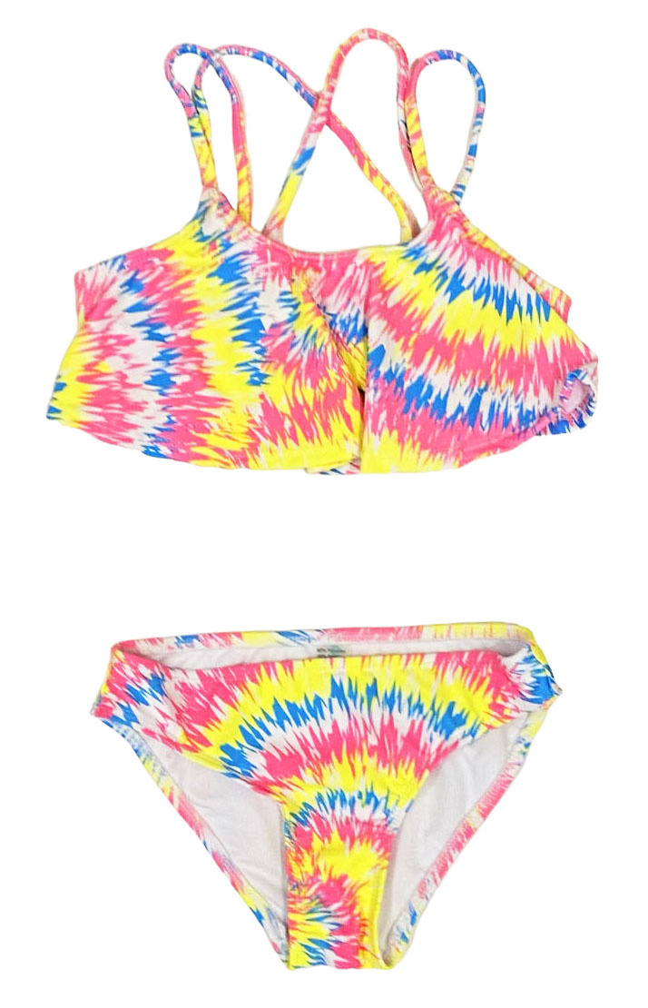 Coral & Reef Sunburst Flounce Bikini