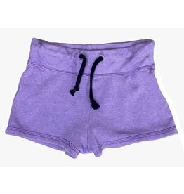Love Junkie Purple Fleece Shorts