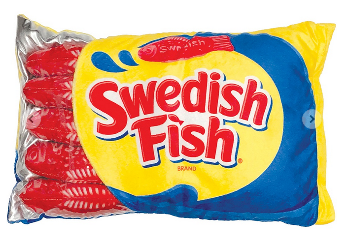 Iscream Swedish Fish Candy Pillow