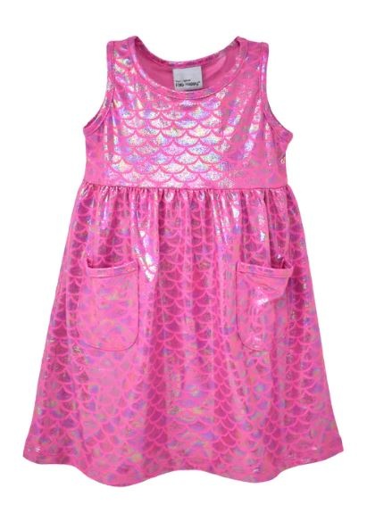 Flap Happy Mermaid Shimmer Infant Dress
