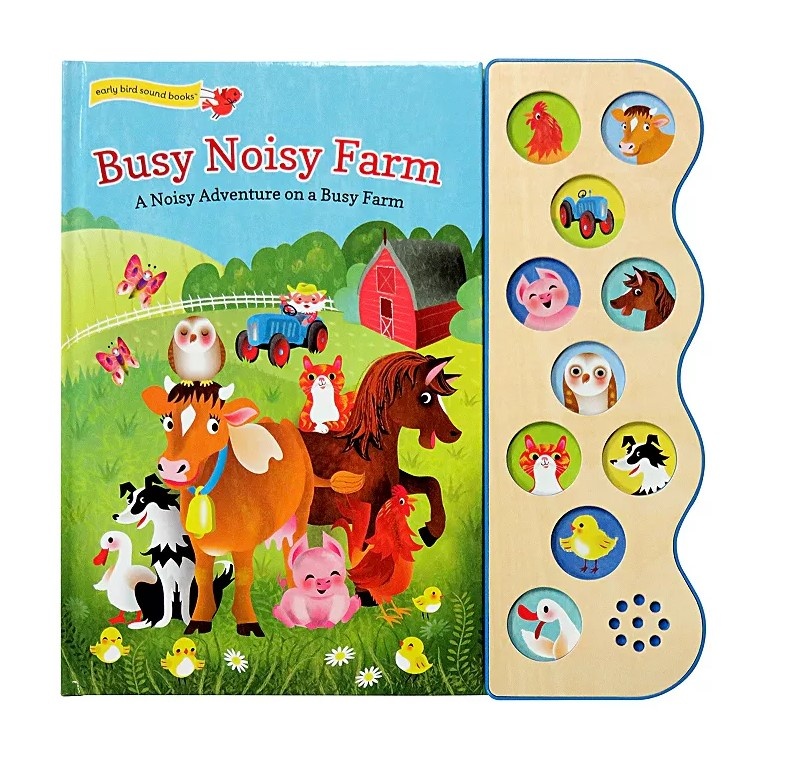 Busy Noisy Farm Interactive Book