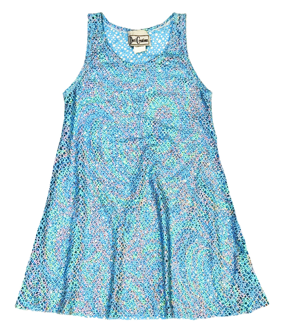 Dori Mermaid Shimmer Mesh Coverup