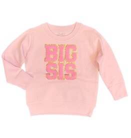 Pink Big Sis Patch Sweatshirt