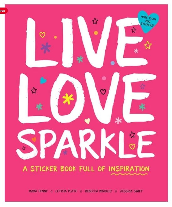 Live Love Sparkle Sticker Book