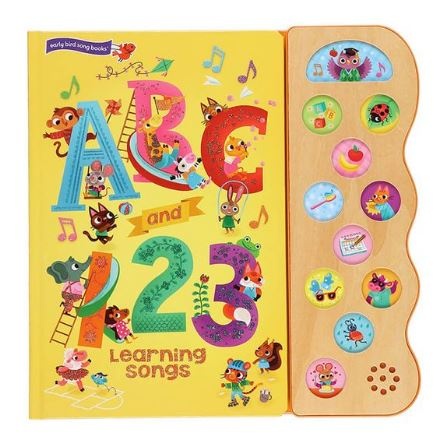 ABC-123 Learning Songs Musical Book