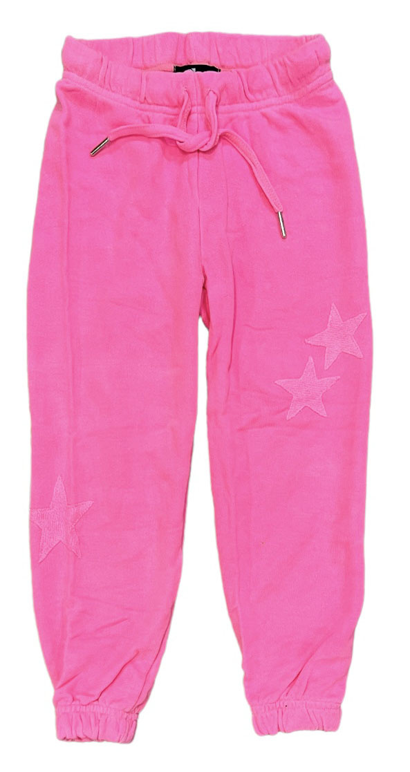 FBZ Neon Pink Star Embr. Sweatpant