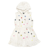 FBZ White Icons Hooded Dress Infant