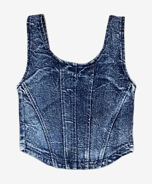 FBZ Denim Corset Top