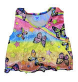 Social Butterfly Sparkle Butterflies & Stars Infant Velvet Top