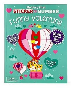 Valentine's Day Sticker by Number Book