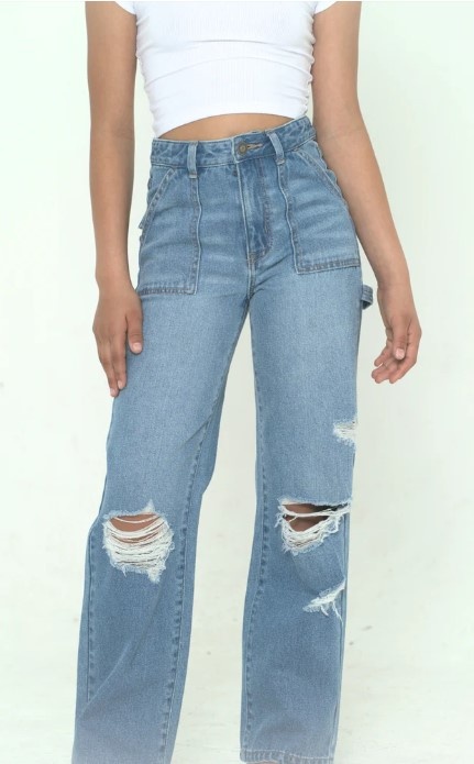 KatieJNYC Houston Mid Wash Jeans