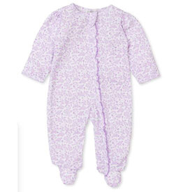 Kissy Kissy Lilac Blooming Vines Footie