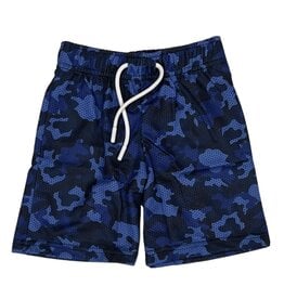 Mish Cobalt Camo Mesh Shorts